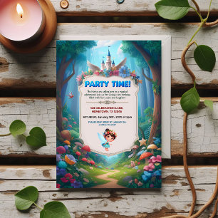 Inbjudan till Fairytale Forest Birthday