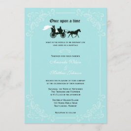 Inbjudan till Fairytale Horse och Carriage Wedding