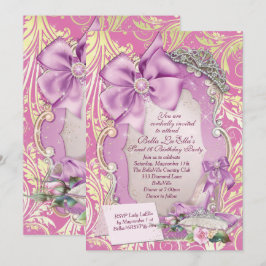 Inbjudan till Fairytale Princess Sweet 16