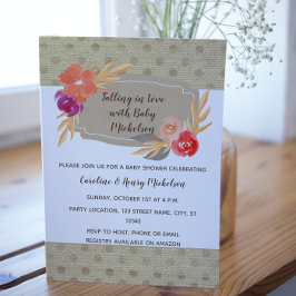 Inbjudan till Fall Baby Shower