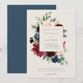 Inbjudan till Fall Elegance Wedding
