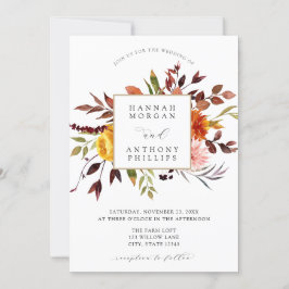 Inbjudan till Fall Foliage Wedding