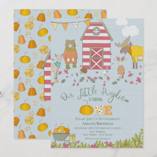 Inbjudan till Fall Forest Friends första födelseda