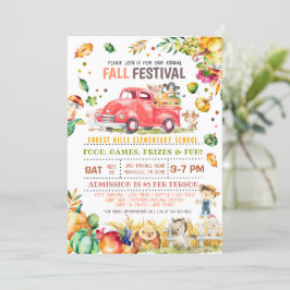 Inbjudan till fallfestival Pumpkin Lastbil