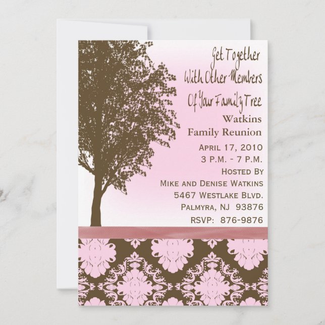 Inbjudan till familjeåterförening (Framsida)