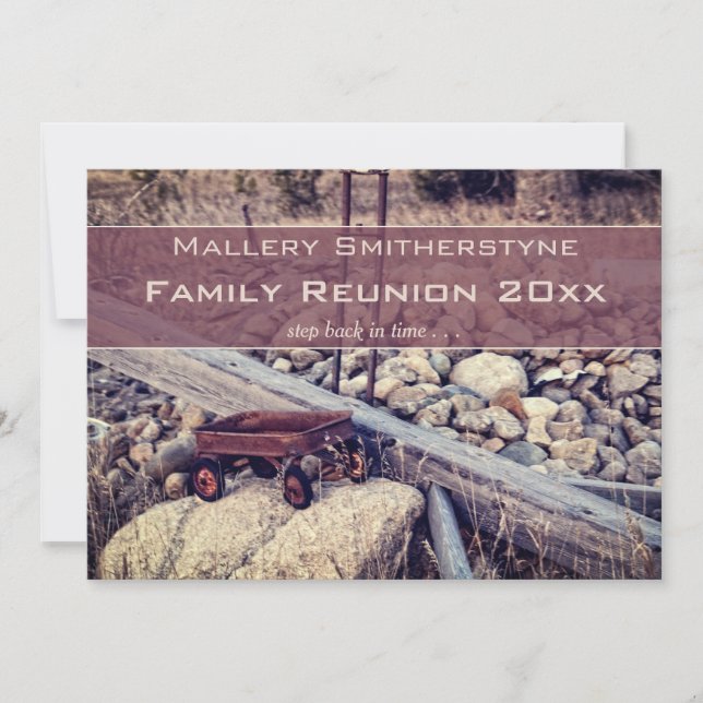 Inbjudan till familjeåterförening för Nostalgic Re (Framsida)