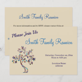 Inbjudan till familjeåterförening i Nebula Träd