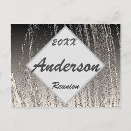 Inbjudan till Family Reunion Elegant Silver Rand