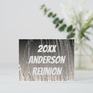 Inbjudan till Family Reunion Elegant Silver Rand