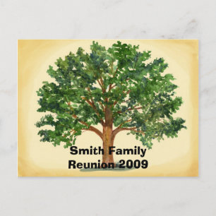 Inbjudan till Family Reunion-vykort