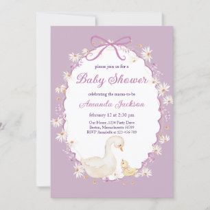 Inbjudan till Fånig Goose Baby Shower