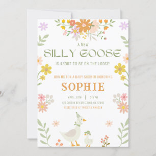 Inbjudan till Fånig Goose Baby Shower
