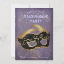 Inbjudan till fantasimaskeradfest