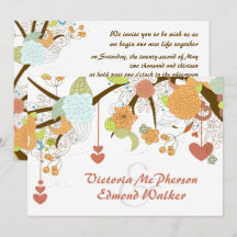 Inbjudan till Fantasy Blommigt Wedding