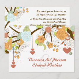 Inbjudan till Fantasy Blommigt Wedding