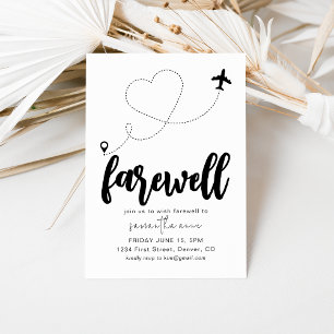 Inbjudan till Farewell Pension Flytta Party