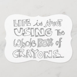 Inbjudan till färggrupp för vuxen