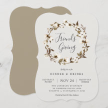 Inbjudan till Farmhouse Friendsgiving Party