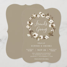 Inbjudan till Farmhouse Friendsgiving Party