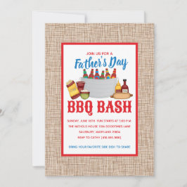 Inbjudan till Fars dag BBQ-partiet