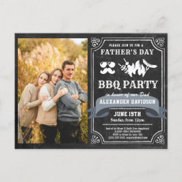 Inbjudan till Fars dag-fotoBBQ-part
