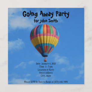 Inbjudan till Farwell/Going Away Party