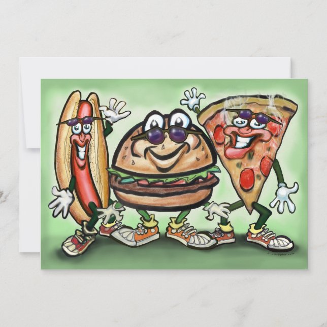 Inbjudan till fest (Framsida)