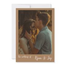 Inbjudan till festbröllop/Boho-bröllop