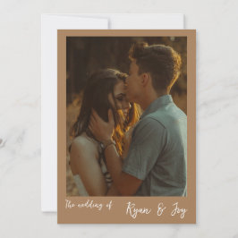 Inbjudan till festbröllop/Boho-bröllop