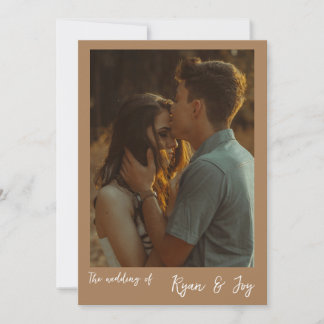 Inbjudan till festbröllop/Boho-bröllop