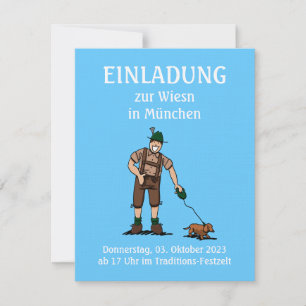 Inbjudan till FESTIVAL Lederhosen Bavarian Hund
