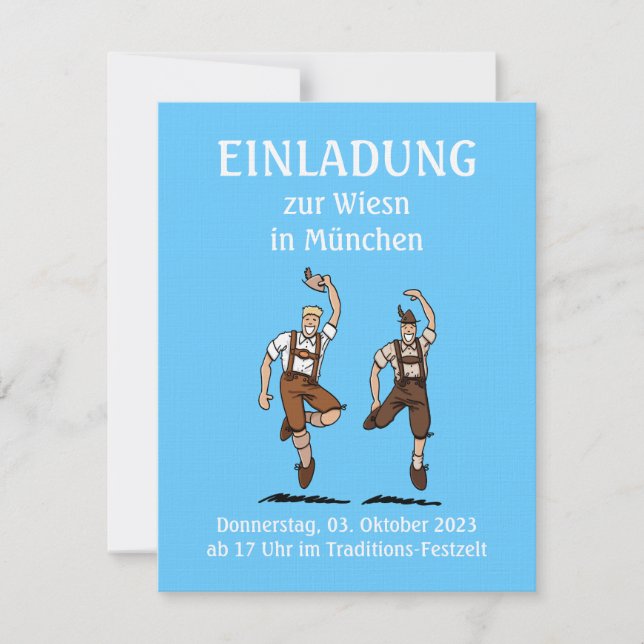 Inbjudan till FESTIVAL Lederhosen Dancing (Framsida)