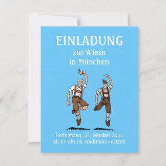 Inbjudan till FESTIVAL Lederhosen Dancing
