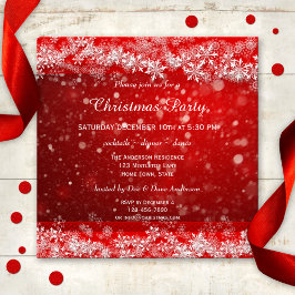 Inbjudan till Festive Red julparty