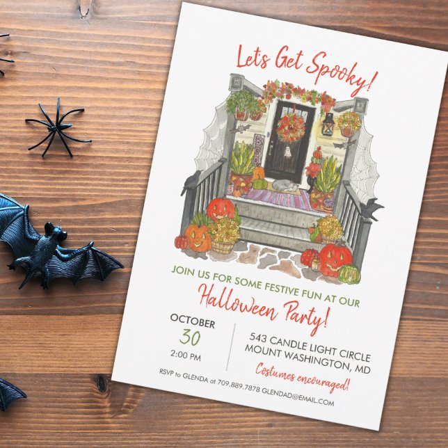 inbjudan till Festive Roligt i Halloween fest (Skapare uppladdad)