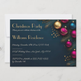 Inbjudan till festliga och elegant julfester