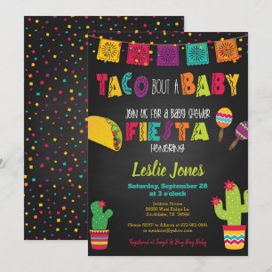Inbjudan till Fiesta Baby Shower - Taco Bout a Bab