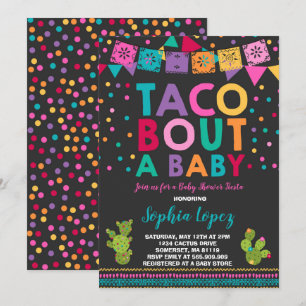 Inbjudan till Fiesta Baby Shower Taco Bout A Baby