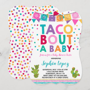 Inbjudan till Fiesta Baby Shower Taco Bout A Baby