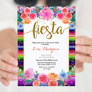 Inbjudan till Fiesta Blommigt Studenten, Mexikansk