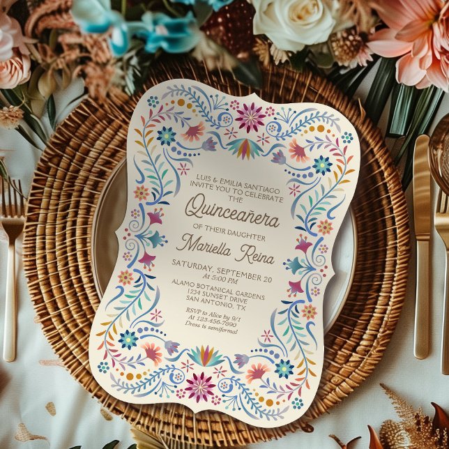 Inbjudan till Fiesta Boho Quinceanera (Skapare uppladdad)