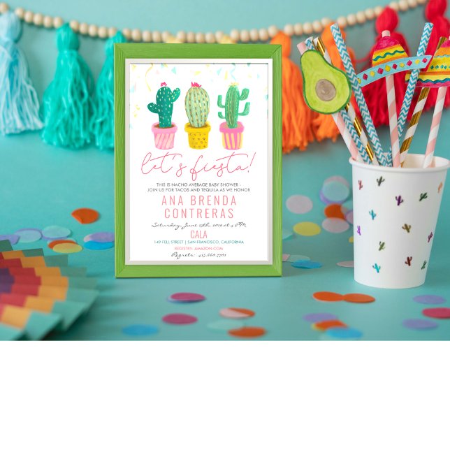Inbjudan till Fiesta Cactus Baby Shower (Skapare uppladdad)