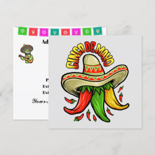 Inbjudan till Fiesta - Cinco de Mayo
