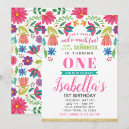 Inbjudan till Fiesta födelsedag