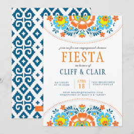 Inbjudan till Fiesta Förlovning Shower