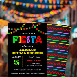 Inbjudan till Fiesta Ljus Shower