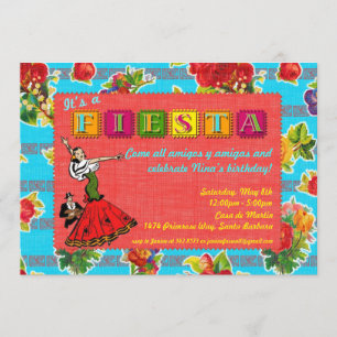 Inbjudan till Fiesta Party - Mexikansk dansare