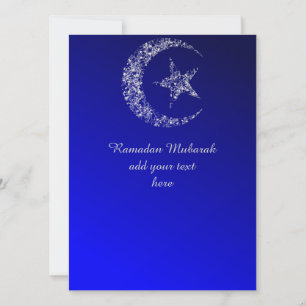 Inbjudan till Filigree Crescent Måne och Star