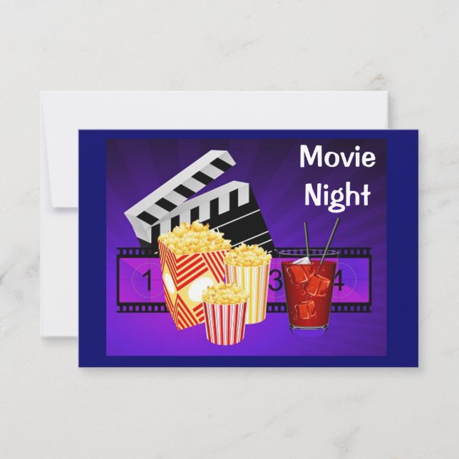 inbjudan till filmkvällsteatern skärm (Framsida)