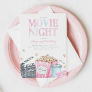 Inbjudan till filmnattsdag Movie Party